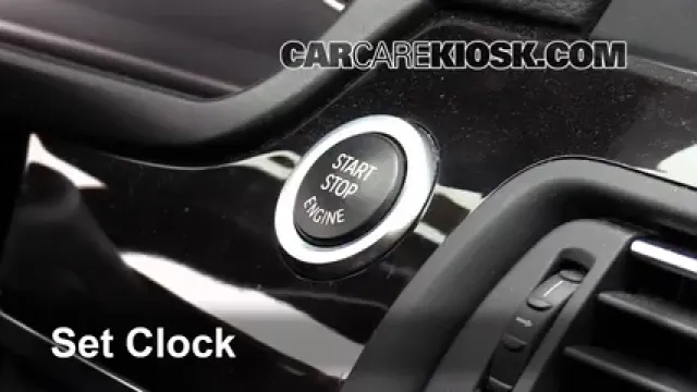 2012 BMW 550i xDrive 4.4L V8 Turbo Horloge Régler l'horloge